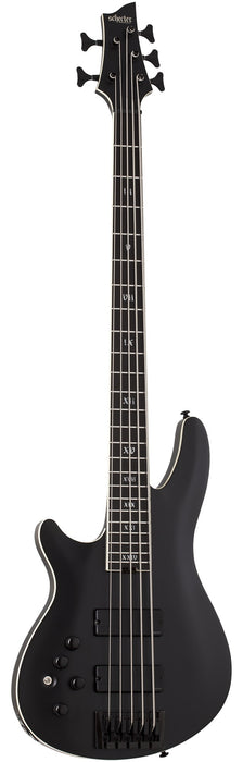 Schecter SLS Elite-5 "Evil Twin" Left-Handed Satin Black