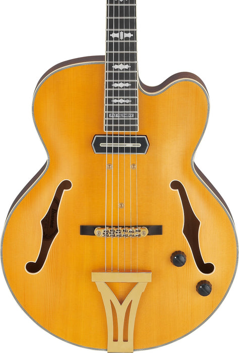 Ibanez PM3CNAL - Pat Metheny Signature 6-String Electric Guitar w/Case - Natural Amber Low Gloss
