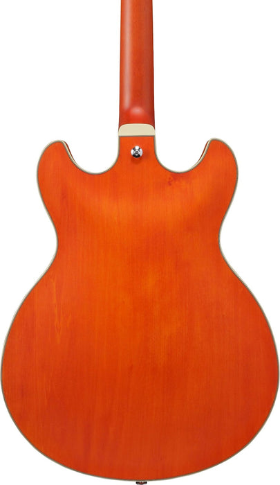 Ibanez AS Artcore Series 6 String RH Hollowbody Guitar - Transparent Tangerine Flat