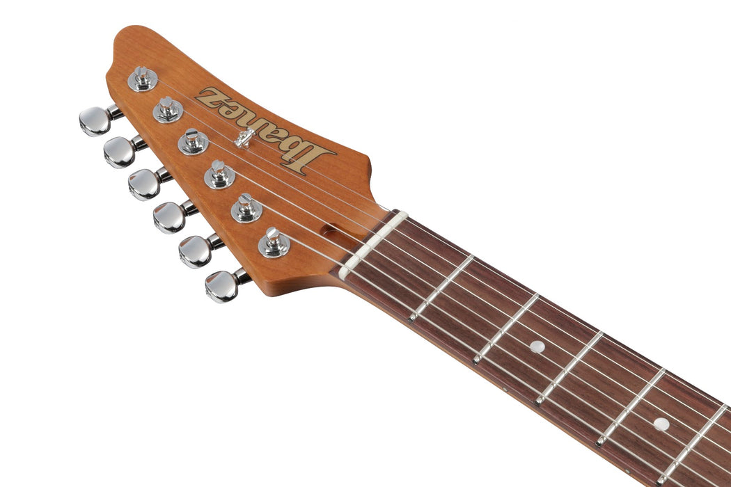 Ibanez AZ2203NTDBF - AZ Prestige 6-String Electric Guitar w/Case - Dark Tide Blue Flat