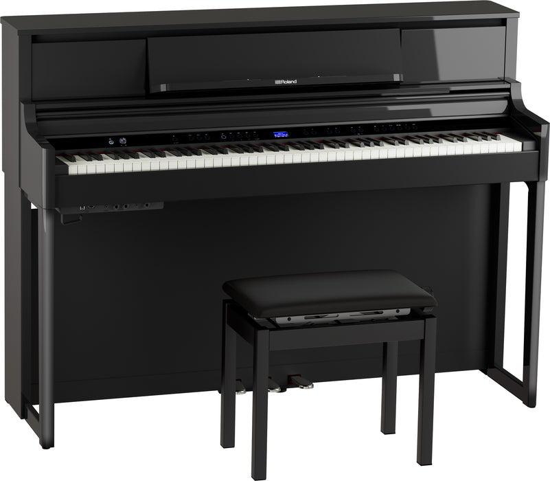 Roland LX-5-PE-WS Premium Upright Digital Piano - Polished Ebony