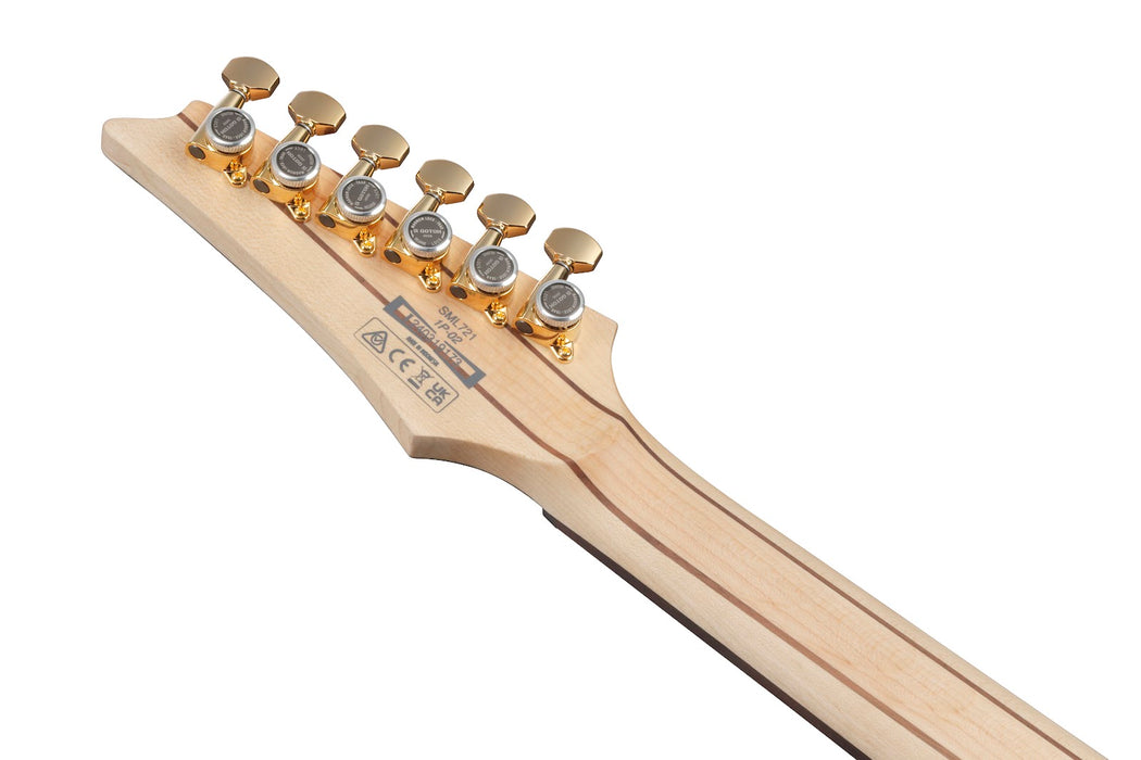 Ibanez SML721RGC - S Axe Design Lab Multi-scale 6-String Electric Guitar - Rose Gold Chameleon