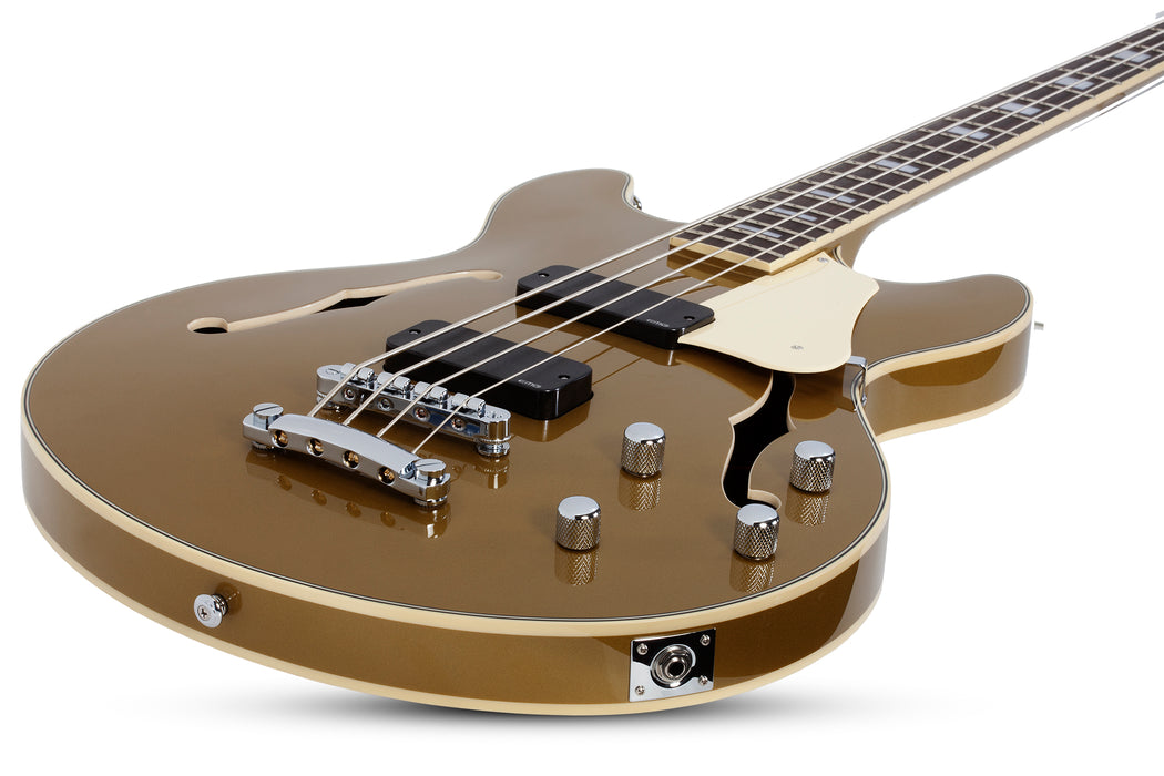 Schecter Corsair Bass Metallic Gold