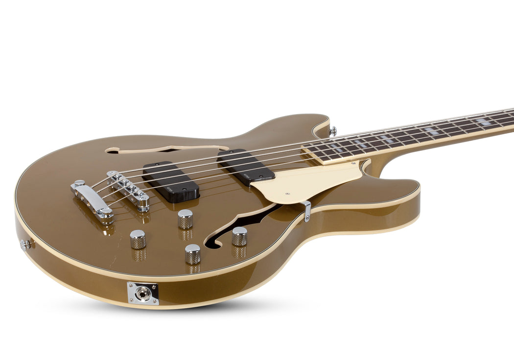 Schecter Corsair Bass Metallic Gold