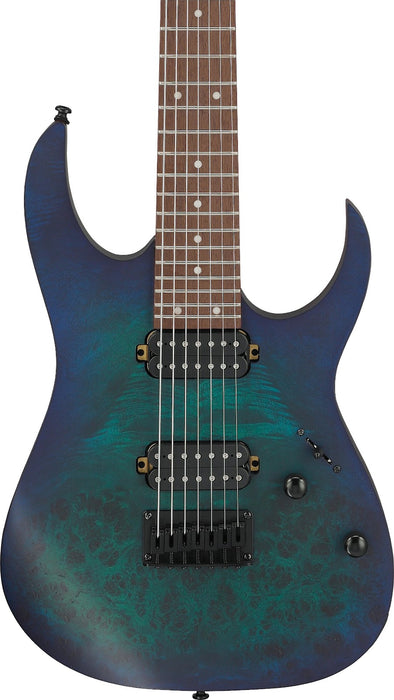 Ibanez RG7421PBSBF - RG Standard 7-String Electric Guitar - Sapphire Blue Flat