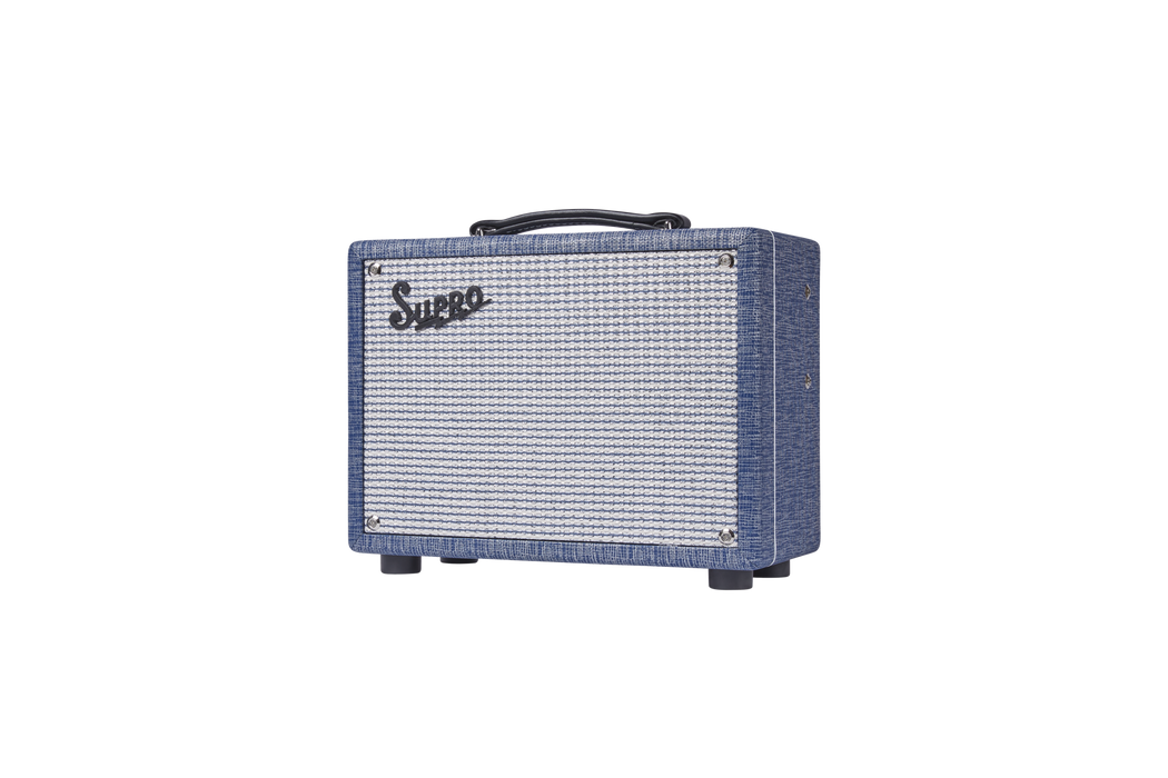 Supro 64 Reverb 5 Watt 1x8, Blue Rhino Finish