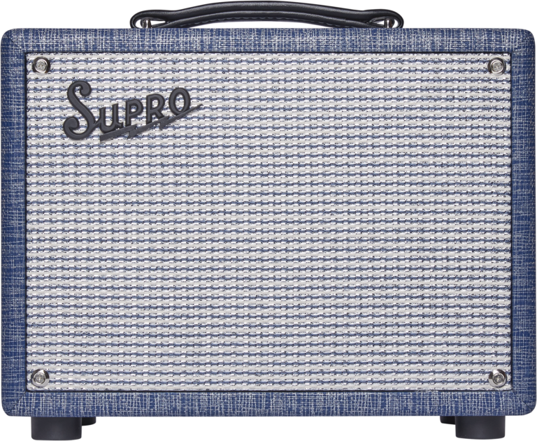 Supro 64 Reverb 5 Watt 1x8, Blue Rhino Finish