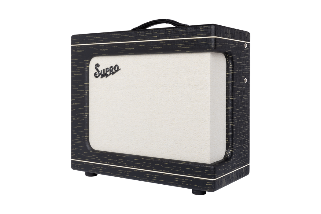 Supro Delegate 25 Watt 1x12 with Reverb, Burgundy Scandia