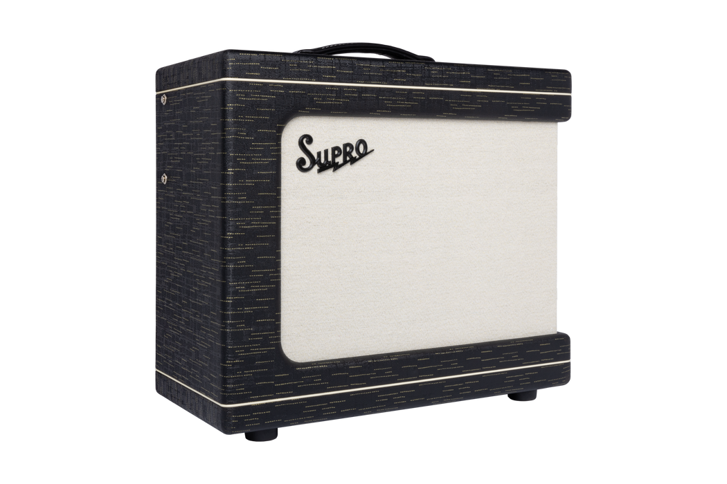 Supro Delegate 25 Watt 1x12 with Reverb, Burgundy Scandia