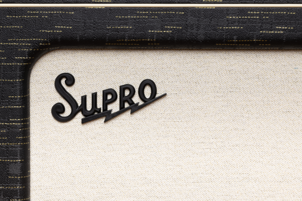 Supro Ambassador 35 Watt / 50 Watt 2x10, Black Scandia
