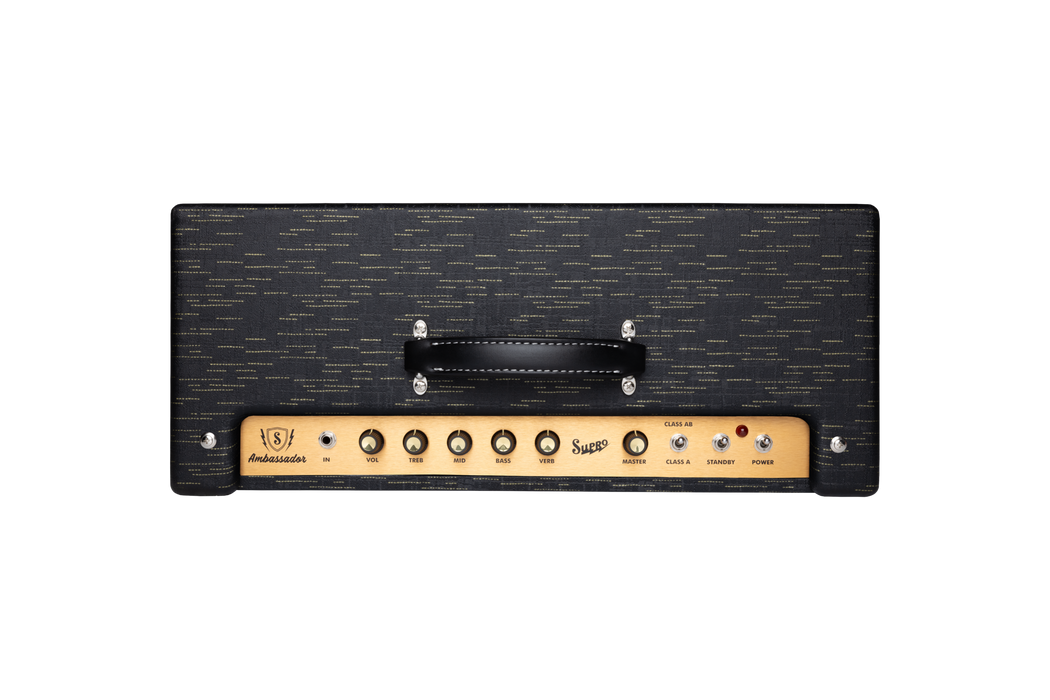 Supro Ambassador 35 Watt / 50 Watt 2x10, Burgundy Scandia