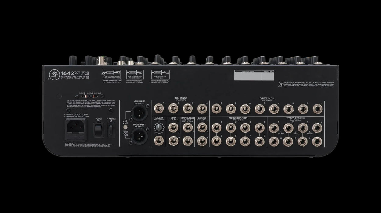 Mackie 1642VLZ4 16-channel Compact 4-bus Mixer