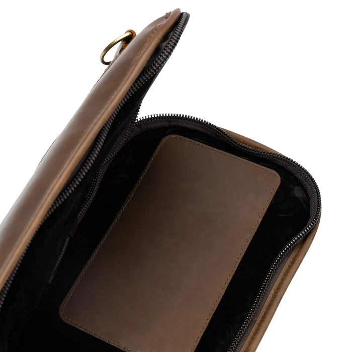 Levy's Solera Series Leather Bags Electric Guitar Bag, Brown