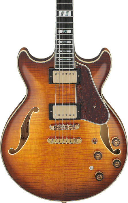 Ibanez AM153FMATT - AM Artstar 6-String Electric Guitar w/Case - Antique Tobacco Burst