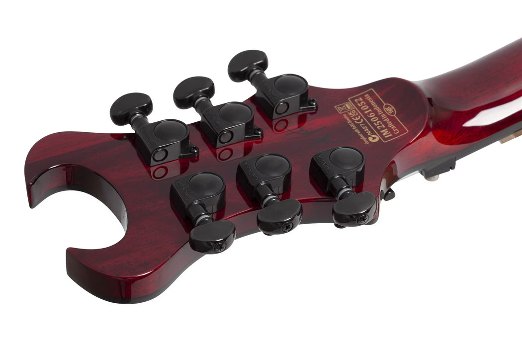 Schecter Synyster Standard Plus Electric Guitar, Transparent Deep Red