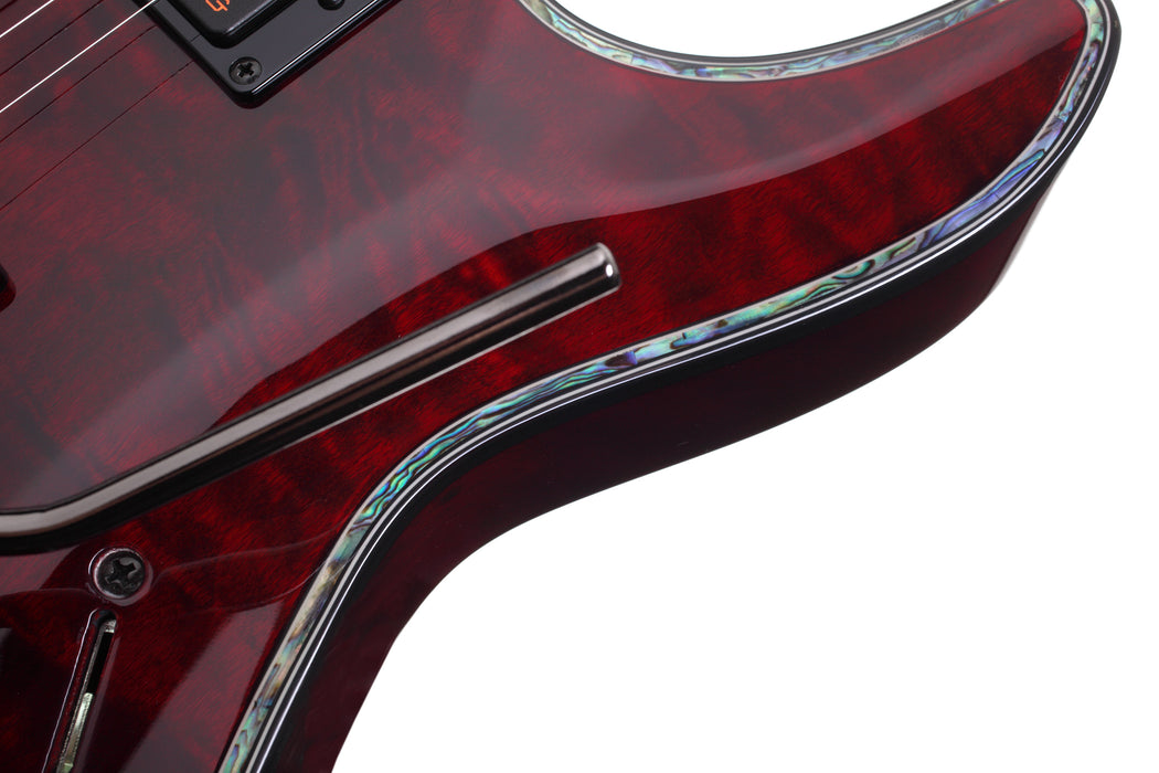 Schecter Hellraiser C-1 Fr Electric Guitar, Black Cherry