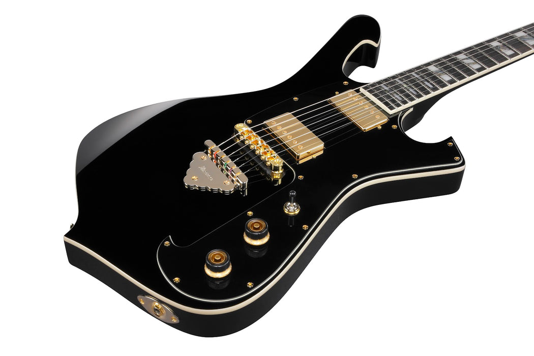Ibanez FRM350BK - Paul Gilbert Signature 6-String Electric Guitar w/Bag - Black