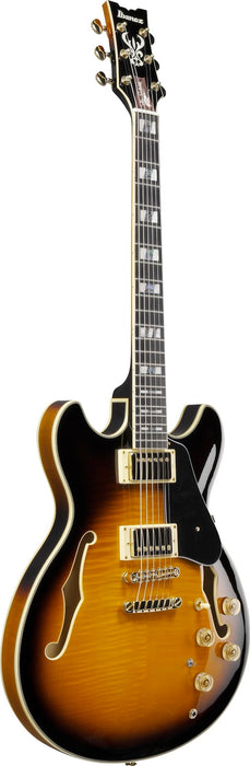 Ibanez JSM10VYS - John Scofield Signature  6-String Electric Guitar w/Case - Vintage Yellow Sunburst