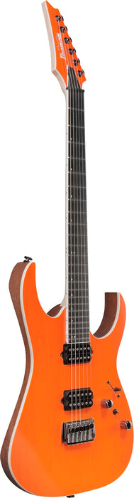 Ibanez RGR5221RTFR - RG Prestige 6-String Electric Guitar w/Case - Transparent Fluorescent Orange