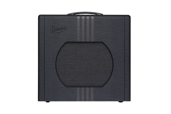 Supro Delta King 12 15 Watt 1x12 with Reverb, Black & Black