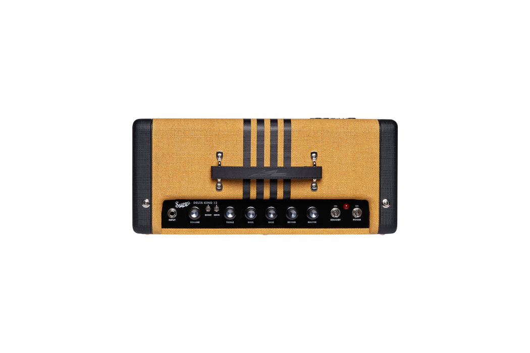 Supro Delta King 12 15 Watt 1x12 with Reverb, Black & Black