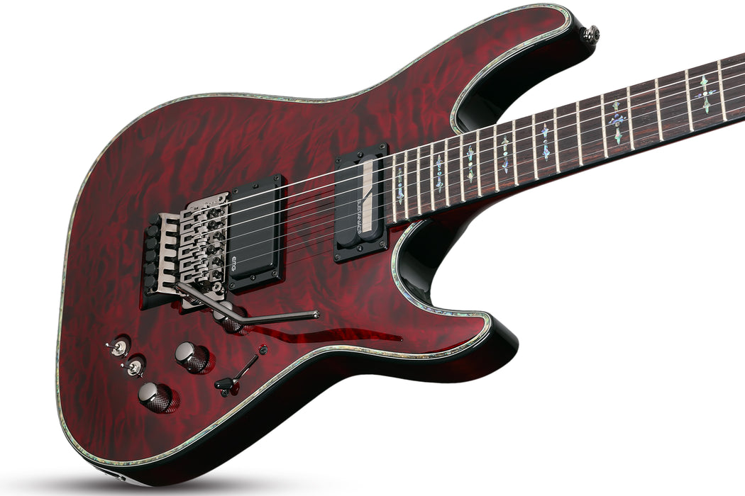 Schecter Hellraiser C-1 with Floyd Rose and Sustainiac 6 S