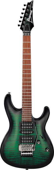 Ibanez KIKOSP3TEB - Kiko Loureiro Signature 6-String Electric Guitar - Transparent Emerald Burst