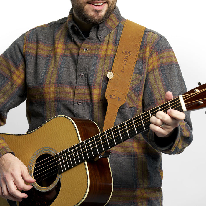 Martin Strap Leather Saddleback, Tobacco/Tan