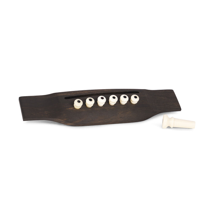 Martin Chevilles de chevalet en os, incrustation noire