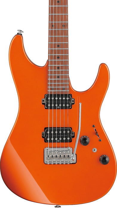 Ibanez AZ2402ROM - AZ Prestige 6-String Electric Guitar w/Case - Roadster Orange Metallic