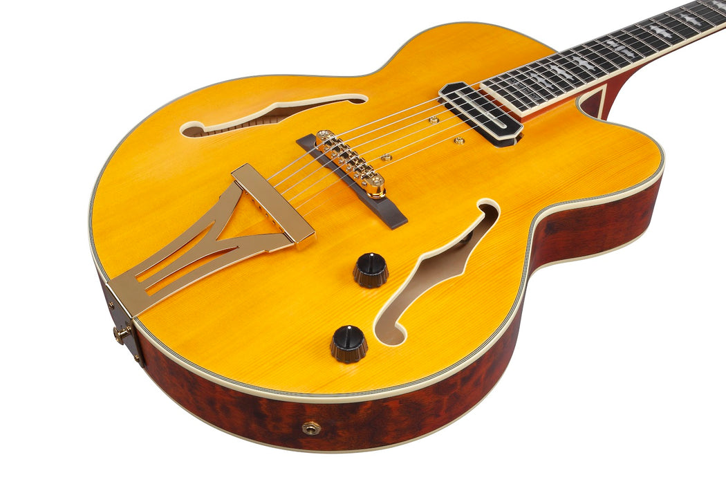Ibanez PM3CNAL - Pat Metheny Signature 6-String Electric Guitar w/Case - Natural Amber Low Gloss