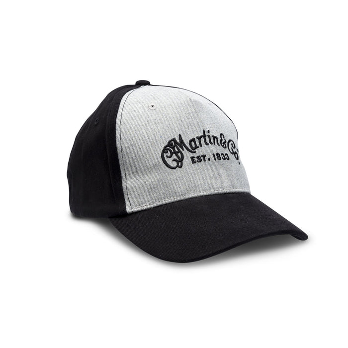 Chapeau Martin Ajusté Noir Gris