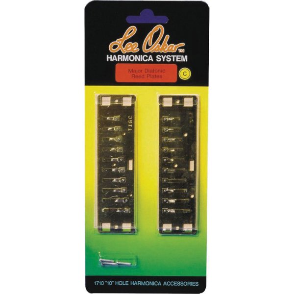 Lee Oskar 1910RP-MAJ-LOW-F Major Diatonic Reed Plate -Key of Low F