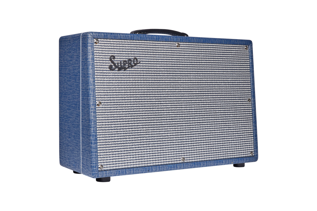 Supro Keeley Custom 12 | 25 Watt 1x12, Blue Rhino Finish