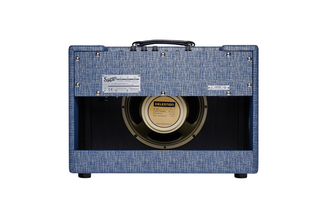 Supro Keeley Custom 12 | 25 Watt 1x12, Blue Rhino Finish