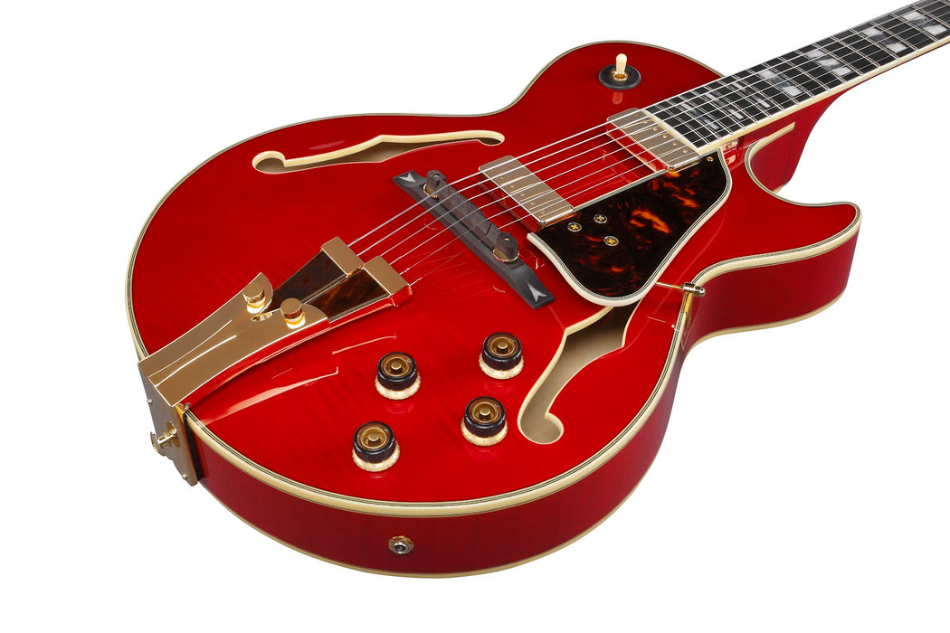 Ibanez GB10SEFMSRR - George Benson Signature 6-String Electric Guitar - Sapphire Red