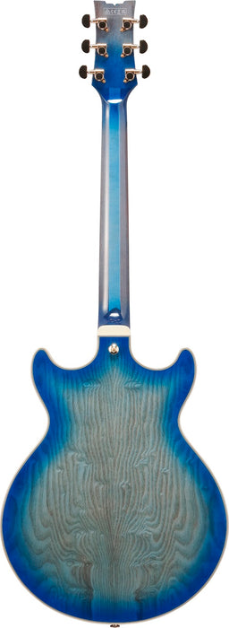 Ibanez AM93QAJBB - AM Artcore Expressionist 6-String Electric Guitar - Jet Blue Burst