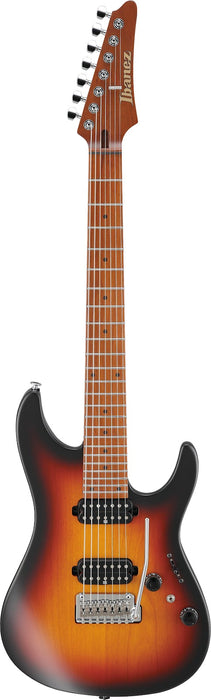 Ibanez AZ24027TFF - AZ Prestige 7-String Electric Guitar w/Case  - Tri Fade Burst Flat