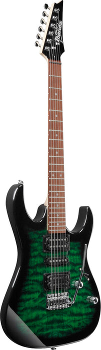 Ibanez GRX70QA GIO Electric - Transparent Emerald Burst