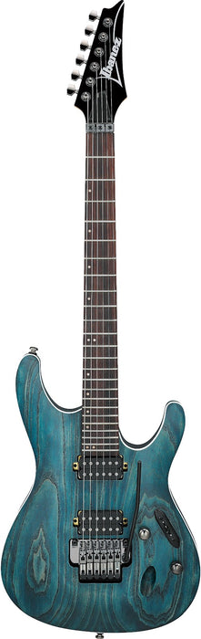Ibanez S520AHOBF - S Standard 6-String Electric Guitar  - Cosmic Blue Stained Flat
