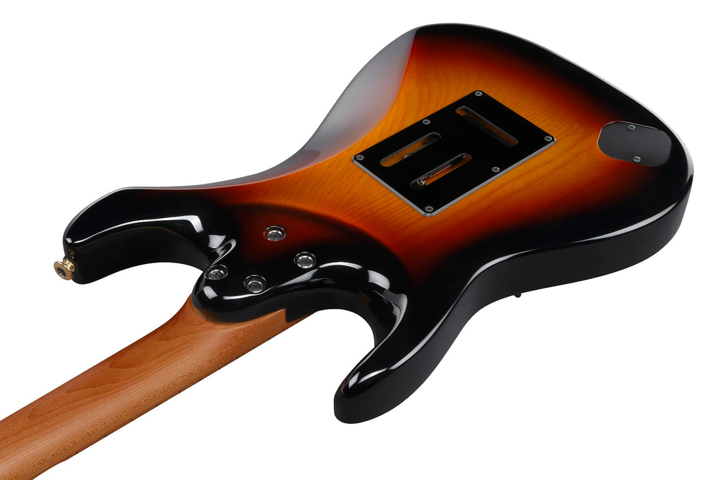 Ibanez AZ2204AGTFB - AZ Prestige 6-String Electric Guitar w/Case - Tri Fade Burst Flat