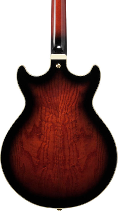 Ibanez AM153QADBS - AM Artstar 6-String Electric Guitar w/Case - Dark Brown Sunburst