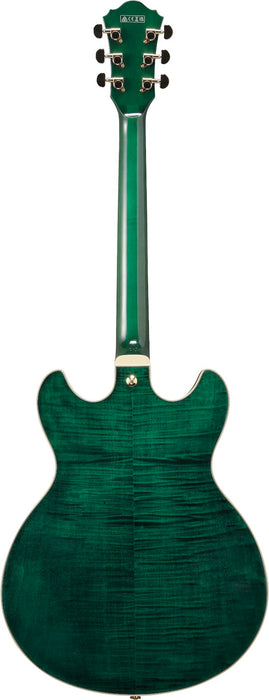 Ibanez AS93FMTMG - AS Artcore Expressionist 6-String Electric Guitar - Transparent Moss Green