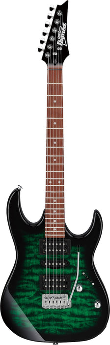 Ibanez GRX70QA GIO Electric - Transparent Emerald Burst