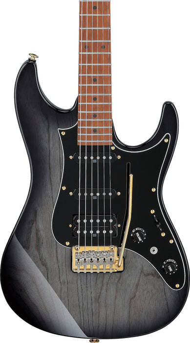 Ibanez AZ2204AGTGB - AZ Prestige 6-String Electric Guitar w/Case - Transparent Gray Burst