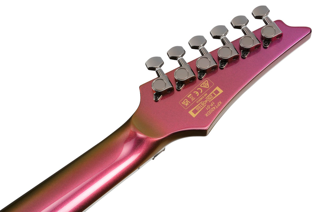 Ibanez XPT420DXRGC - Xiphos 6-String Electric Guitar w/Bag - Rose Gold Chameleon