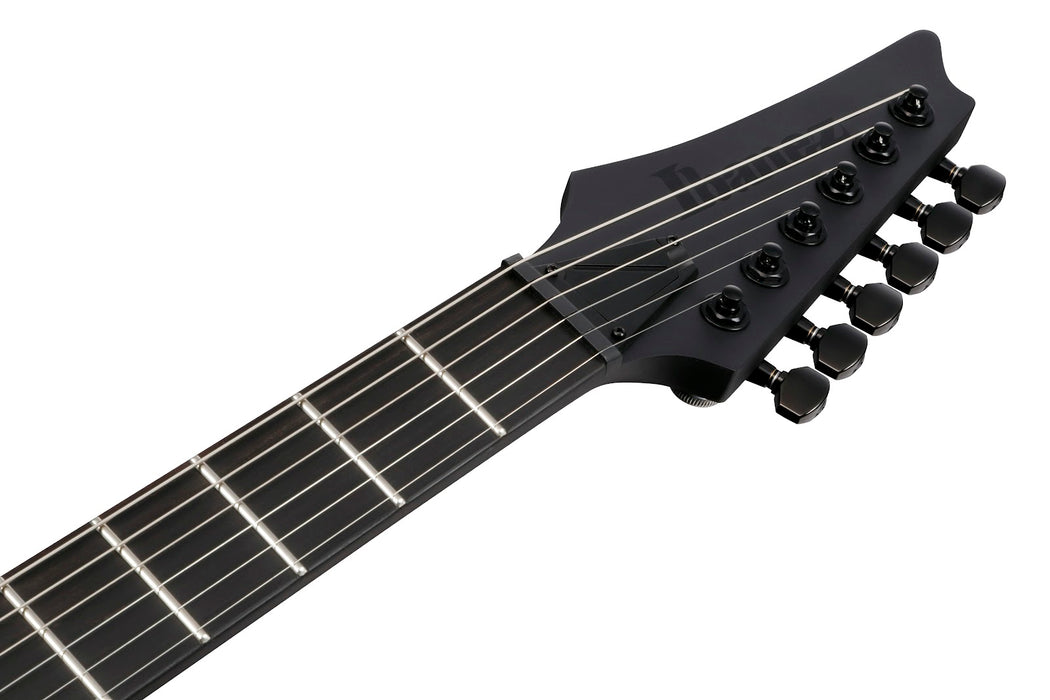 Ibanez S721RBBKF - S Iron Label 6-String Electric Guitar - Black Flat