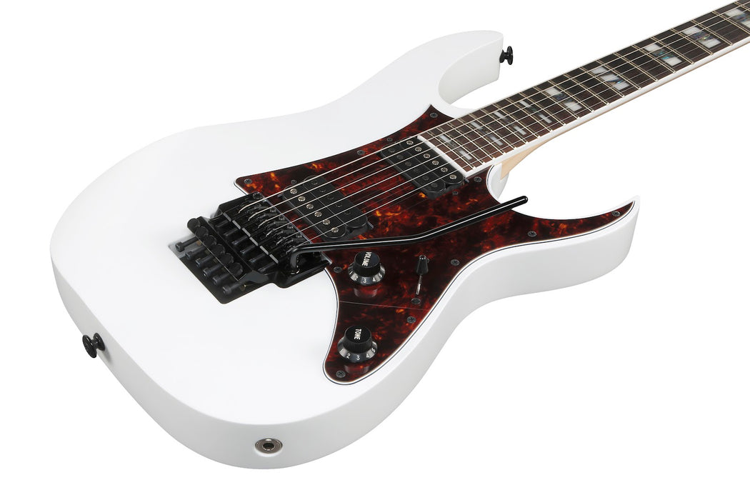 Ibanez RG653DXWHF - RG Prestige 6-String Electric Guitar w/Case - White Flat