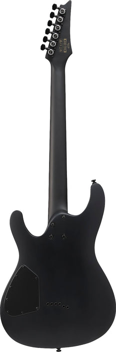 Ibanez S721RBBKF - S Iron Label 6-String Electric Guitar - Black Flat