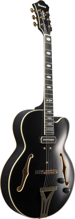 Ibanez PM3CBKL - Pat Metheny Signature 6-String Electric Guitar w/Case - Black Low Gloss
